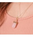 Collar Prisma Rose Quartz